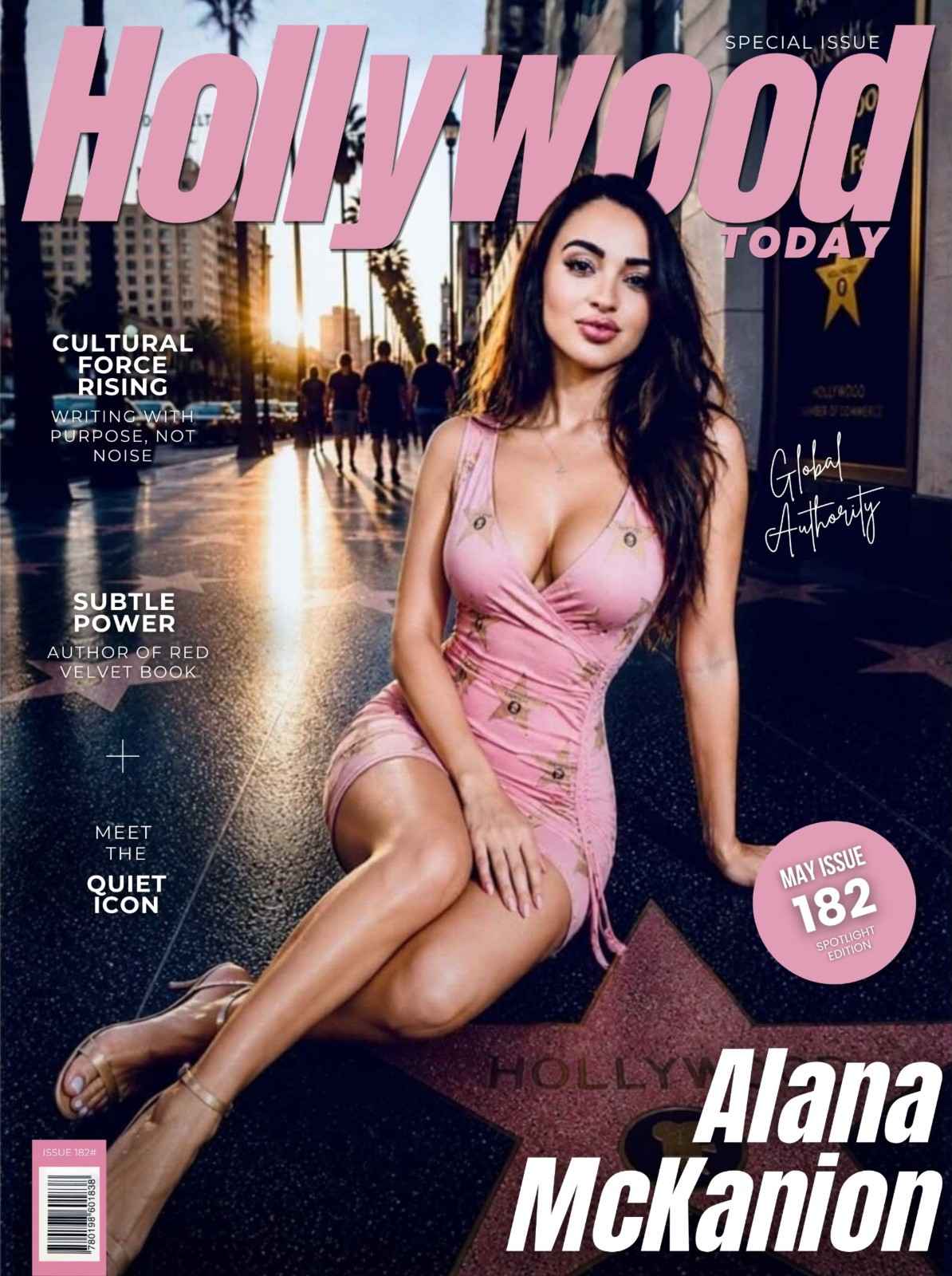 Alana McKanion Hollywood Today magazine cover May issue cultural influence rising author Red Velvet book