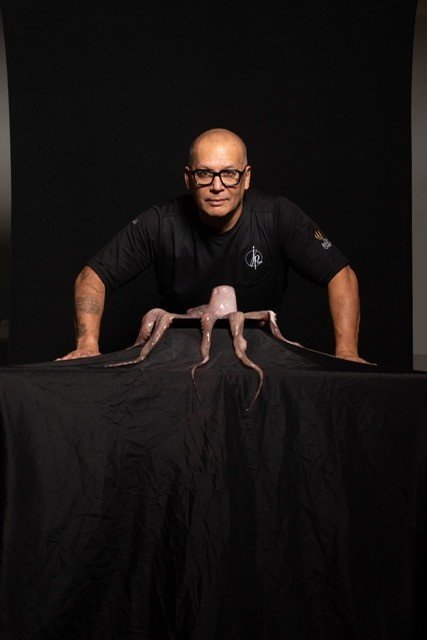 Portrait of Chef J. Perry, high-end private chef in Arizona