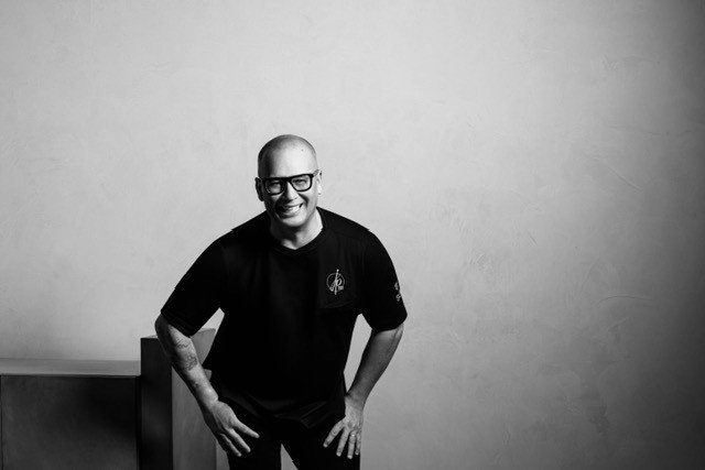 Chef J. Perry serving high-end private clients