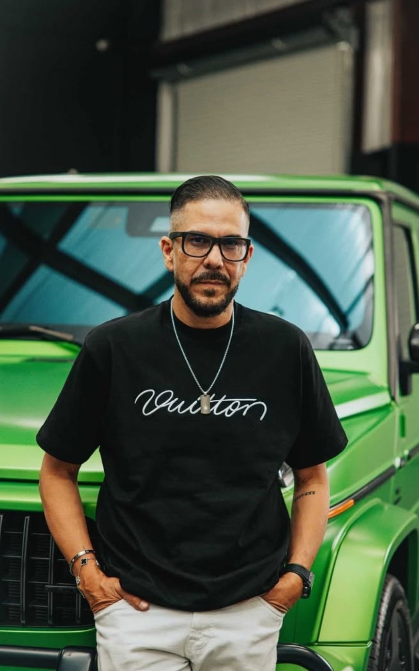 Portrait of Luigi Leon visionary entrepreneur building global ventures in real estate, solar energy, and luxury mobility