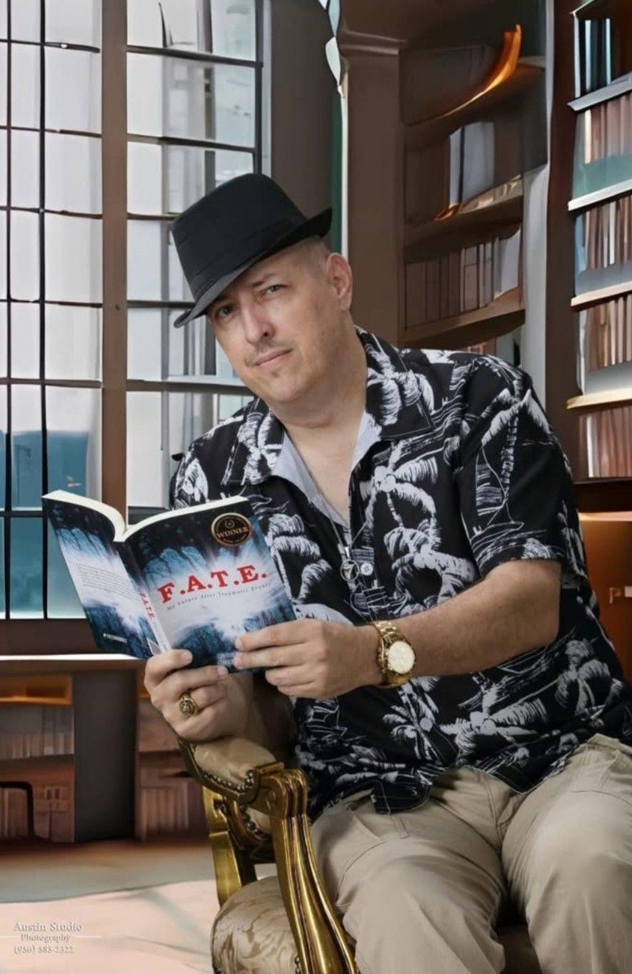 Author Miguel De La Rocha, U.S. Army veteran and trauma recovery educator