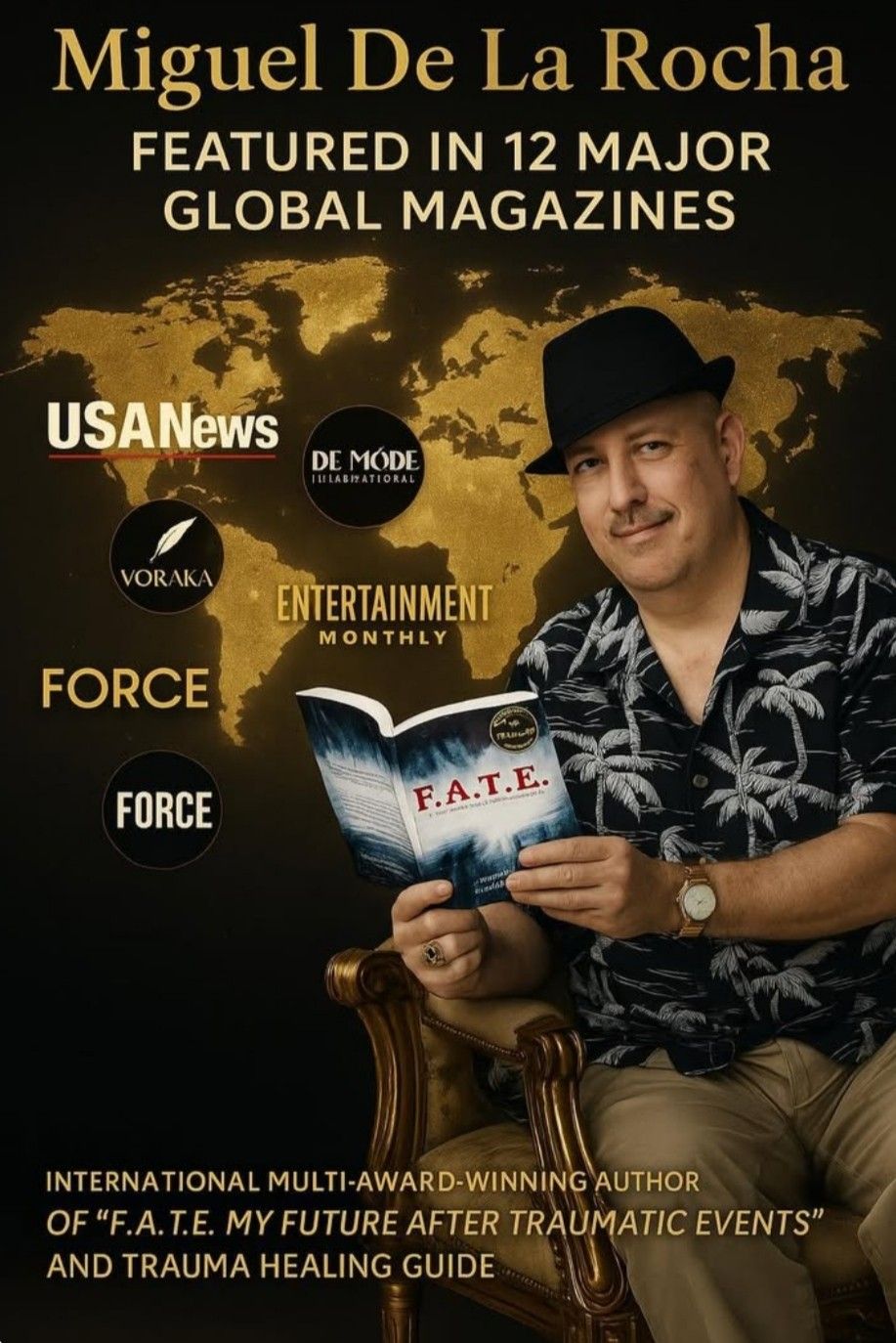 Miguel De La Rocha portrait highlighting resilience, healing, and post-traumatic growth